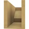 Ekena Millwork 6in. W x 8in. H x 20in. L Clemmons Woodgrain TimberThane Rafter Tail, Primed Tan RFTUR06X08X20CLERCPR - alternate 3